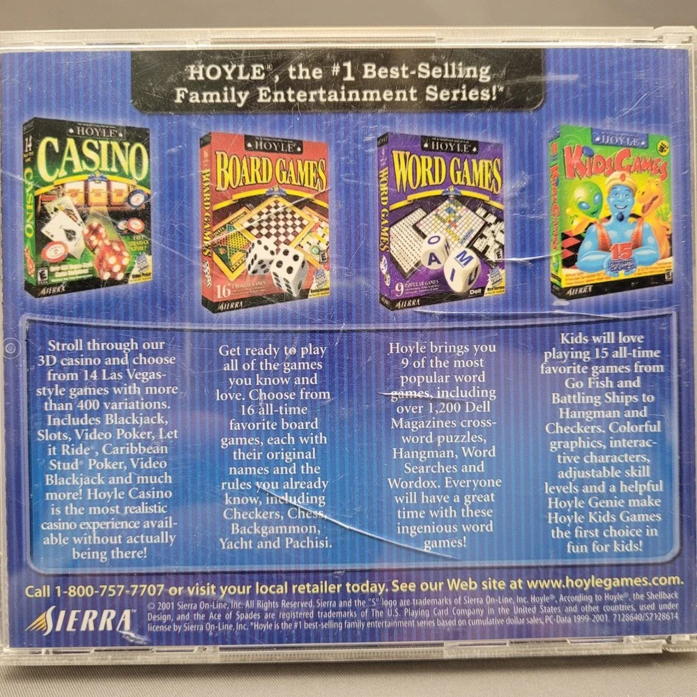 Card Games by Hoyle (PC CD-ROM, 2001)